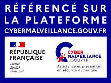 Image de la certification qui atteste du référencement sur cybermalveillance.gouv.